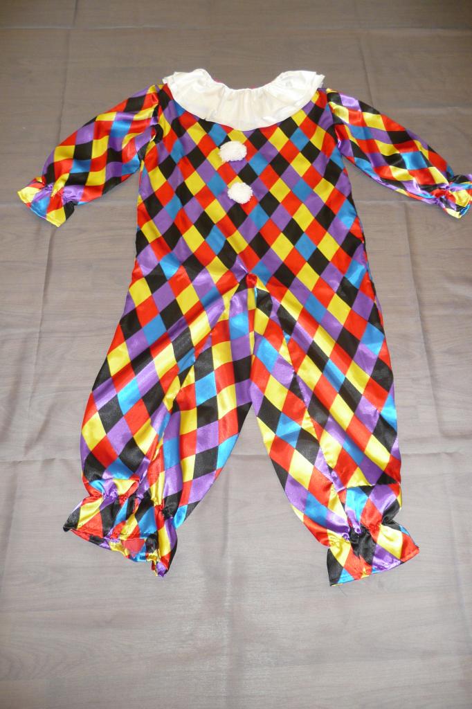 Costumes Arlequin (x3) + costumes Pinocchio (x2) - 10/12 ans