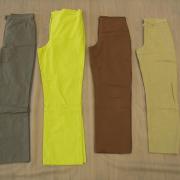Pantalons vert, kaki, jaune et marron (x4) - 10/12 ans