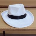 Chapeaux cow-boy Blanc (x9) / Gris (x1)