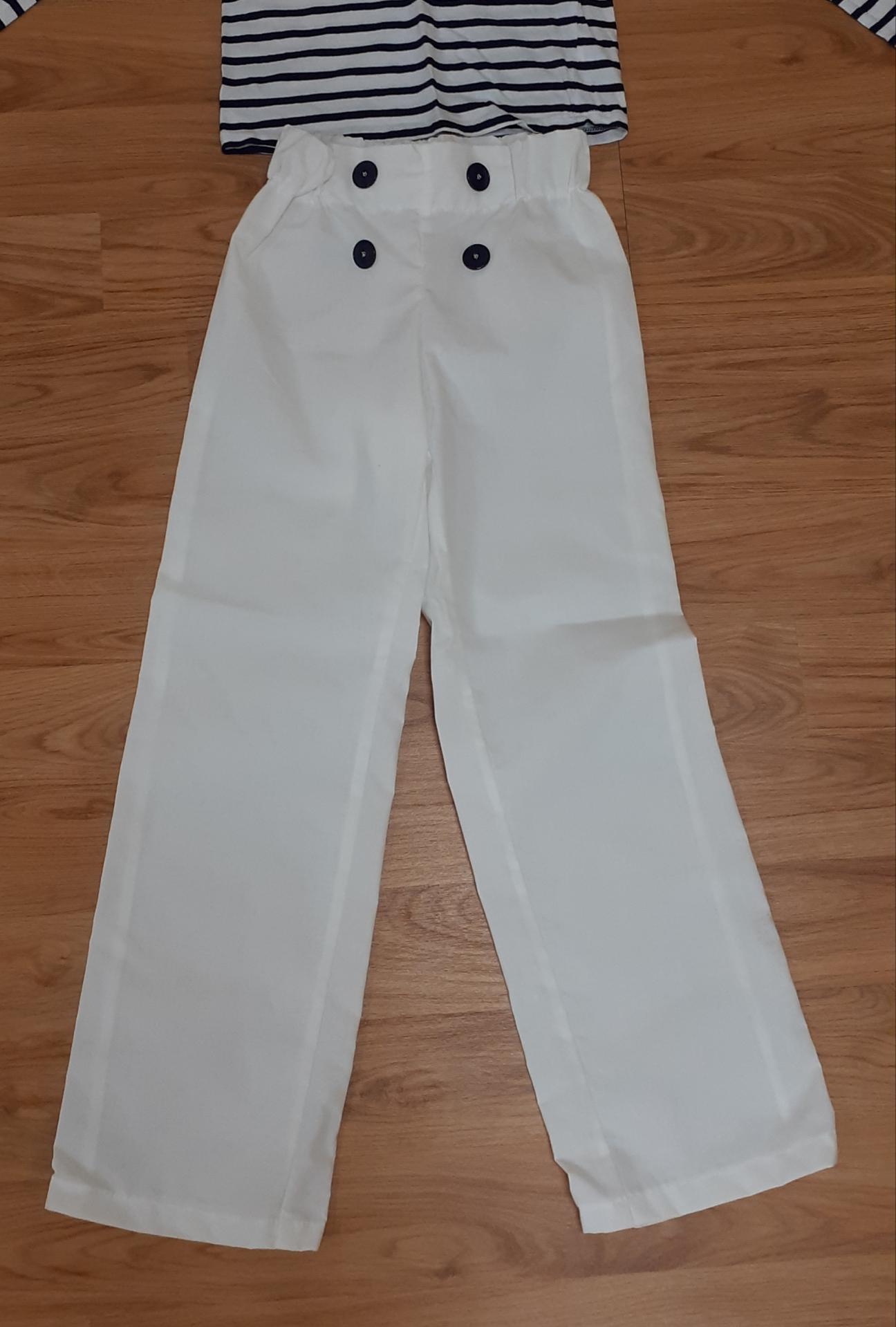 Pantalons blancs Jean Paul Gaultier 8-12 ans (x13) 