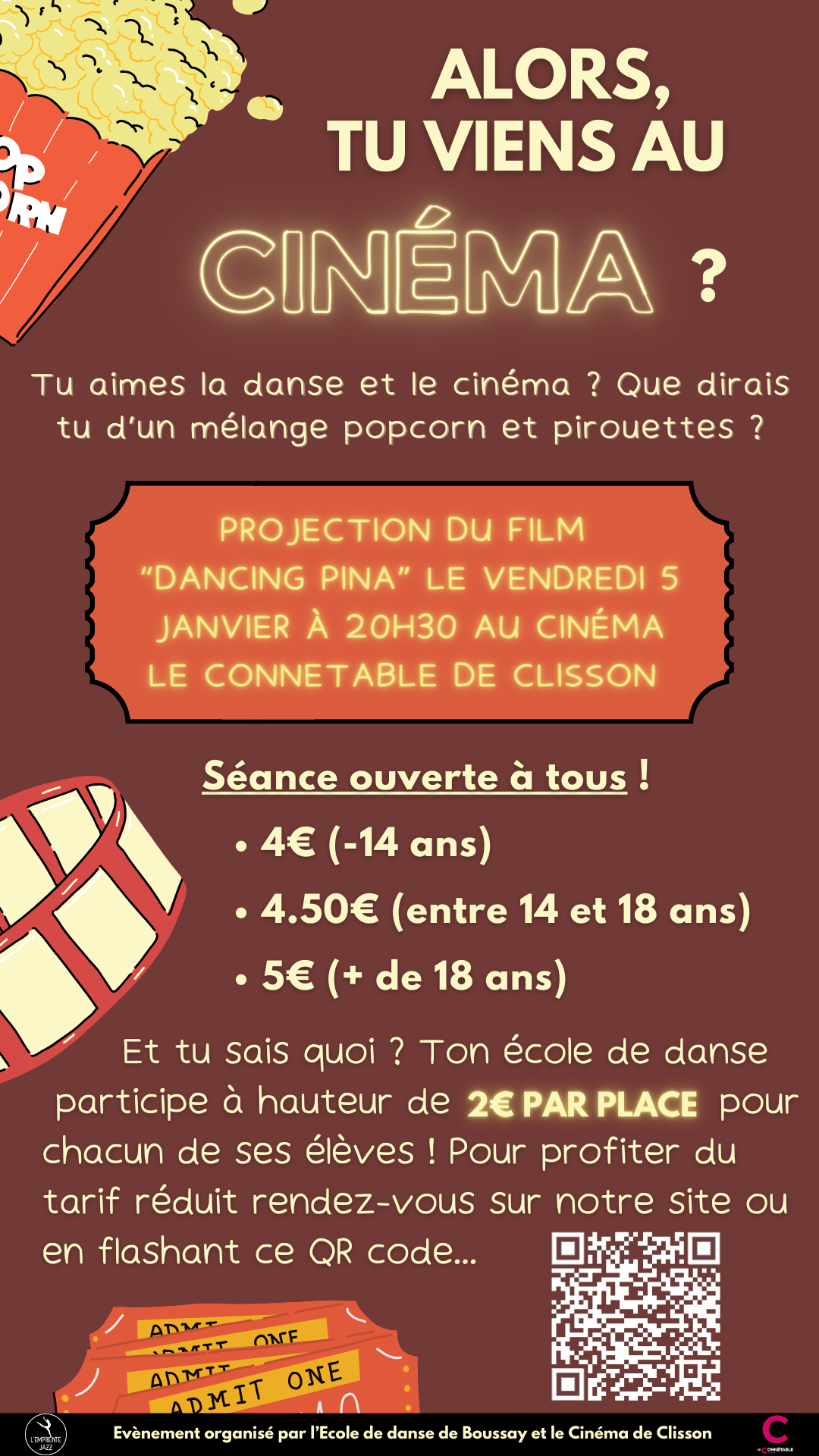 Affiche soiree cine